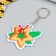PVC keychain "New Year's Pechenyushka - Star" Soft 5x5 cm