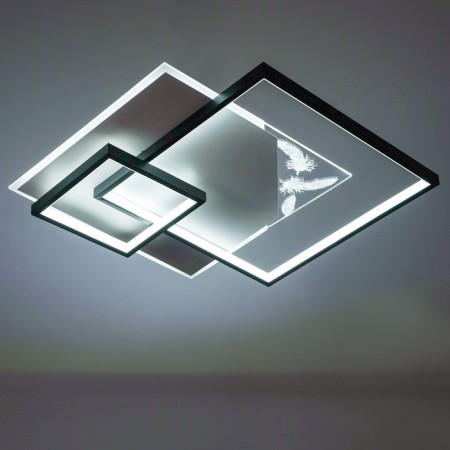Lumber "Valoni" LED 70W 4000K white-black 50.5x50.5x8 cm Bayerlux-3