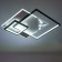 Lumber "Valoni" LED 70W 4000K white-black 50.5x50.5x8 cm Bayerlux