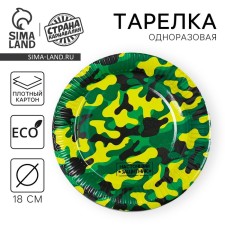 Disposable paper plate 