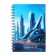 Note book A6, 80 sheets in a cage on the crest of Future Style, covered Cardboard, OFSET block 60 g/m2, mix
