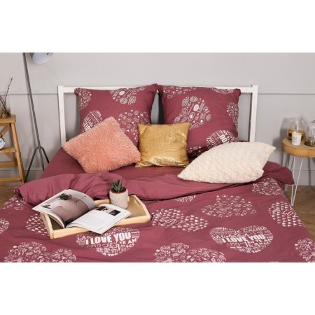 Bed linen Etel TE AMO, type 2, 1.5-sp., 143 × 215 cm, 150 × 214 cm, 70 × 70 cm (2 pcs.), Byz-11