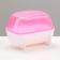 A toilet for rodents "Pijon", 10.2 x 7.2 x 7.2 cm, pink