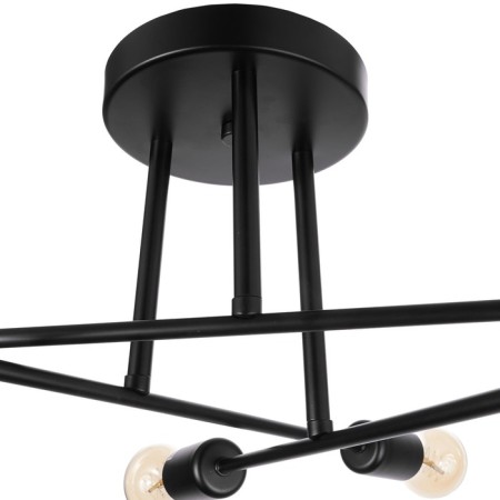 Chandelier 10008/6 6x40W E27 black 65x65x22cm-3