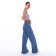 Women's jeans, blue color, size 44 (38)
