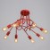 Causte "Knot" E27 8x40W red 97x97x48 cm Bayerlux