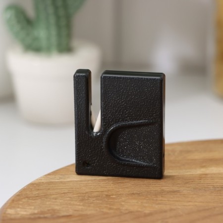 Ceramic knives of the share, 1 × 5 × 5 cm, black color-1