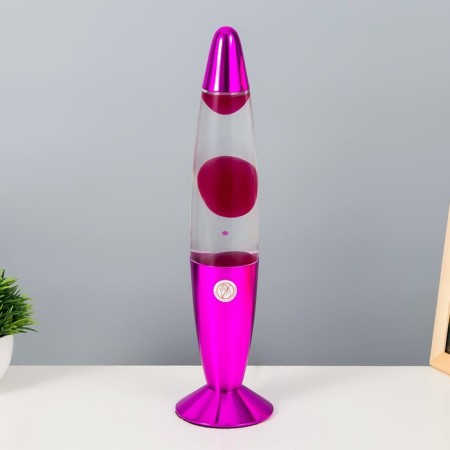 Lamp "purple rocket" E14 h = 35cm