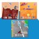 A set of books with stickers "Basics of Security", 3 pcs, blue tractor