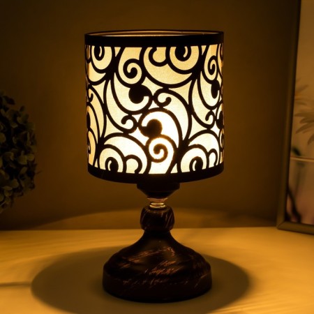 Axel table lamp E27 Black 14x14x27 cm Risalux-2