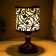 Axel table lamp E27 Black 14x14x27 cm Risalux