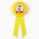 Hard icon for graduation "Graduate of kindergarten" 2024, d = 6.7 cm