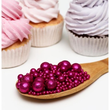 Sprinking confectionery with glitter "shine" fuchsia 1.5 kg-1