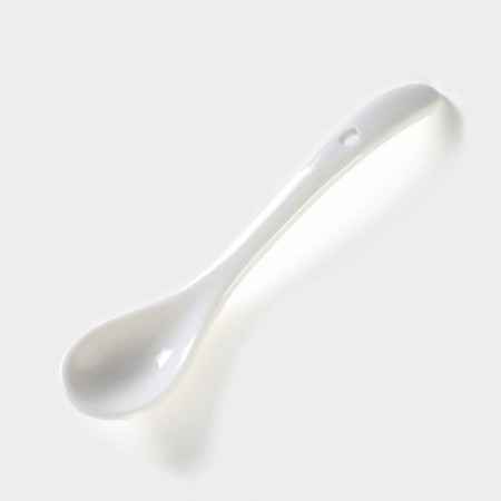 Tea couple ceramic with a spoon Bellatenero, 3 objects: a cup 220 ml, a spoon, a wooden saucer, white color-3