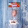 Decoration Christmas tree "Ground Glass" 10.5x4.5 cm, transparent pink