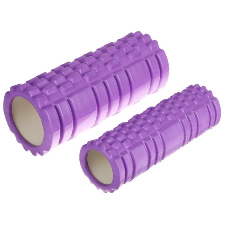 A set of massage rollers 2 in 1 sangh, 33x13 cm and 30x9 cm, purple color-8