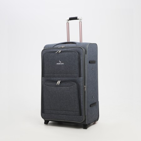 Big suitcase 28 ", lightning department, code castle, 3 wheels, 2 outer pockets, color gray color