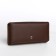Women's wallet on a magnet, brown color