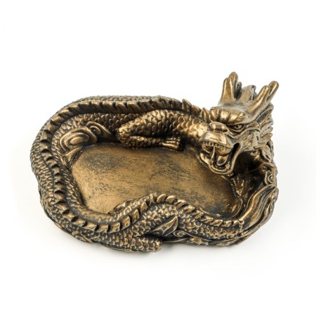Ash "Dragon with Pearl", bronze-2