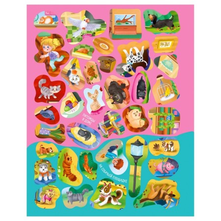 Wimmelbukh with stickers "Pets"-3