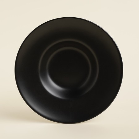 A set of plates for paste SL Home "Dark", d = 21 cm, black color-1