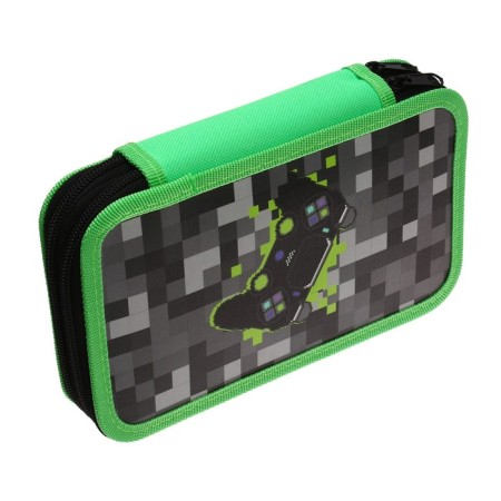 Penal 2 sections, 125 x 205 x 40 mm, calligrata 30p26/2 "Game Pixels", laminated cardboard-2