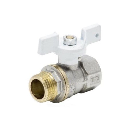 Ball the ball Aquasfera Standard 1104-01, 1/2 ", PN 40, internal/external, butterfly, nickel-3