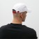 Baseball cap with cuts minku color white, rr 58