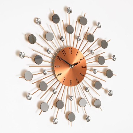 Watching clock, series: openwork, "Palek", smooth move, D-40 cm, dial 13 cm-1