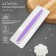 Spatula confectionery, 22.6 × 7.6 cm, purple color