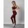 Sports suit female, size 44, burgundy color