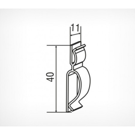 Clip-holder-holder is universal, transparent-2