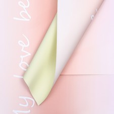 Matte flowing film, 