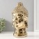 Souvenir ceramics "Buddha's head" gold 15x15x29 cm