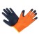 Garden, nylon, insulated gloves to -20 ° C, with double latex pouring, size 10, Greengo