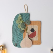 Decorative wood hooks 