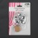 Picking for curtains "Chamomile flower", d = 5.5 cm, silver color