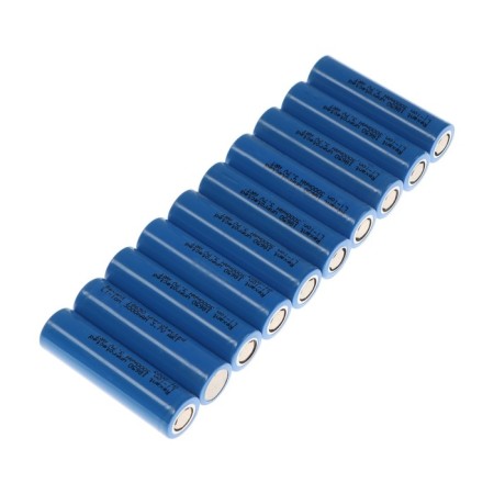 REXANT battery, 18650 Unprotected, Li-Ion, 3000 mAh, 3.7 V, 20A, 10 pcs.