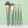 A set of makeup brushes "Malachite", 5 pcs