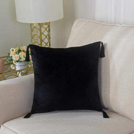 Pillowcase "Katherine", size 45x45 cm, black color