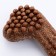 Toy for dogs "Prolent bone", tpr+bamboo, massage, 18 x 7