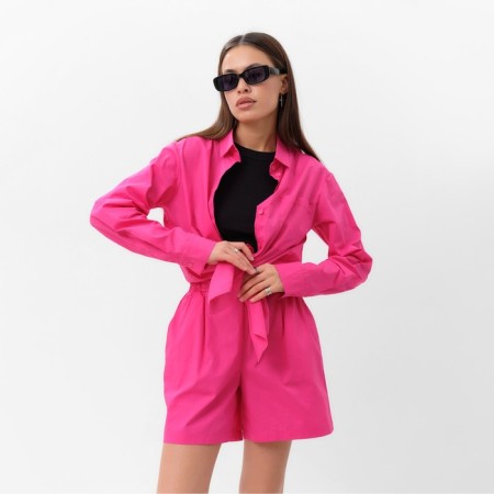 Women's suit (shirt and shorts) Mist Summer Time, size 44, pink