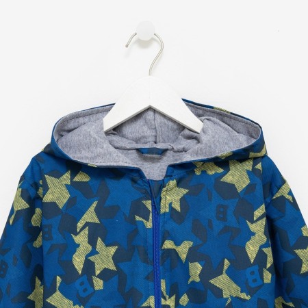 Windblock jacket for a boy, blue color, height 110-116 cm-1