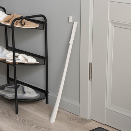 A spoon for shoes with a magnetic holder, 61.5x4.1x2 cm, plastic, white color-8