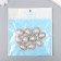 Decor for creativity plastic, rhinestones "Pearl oval" set of 10 pcs 2x2.3 cm