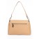Female bag, genuine leather, ludor beige, 26x11x18 cm