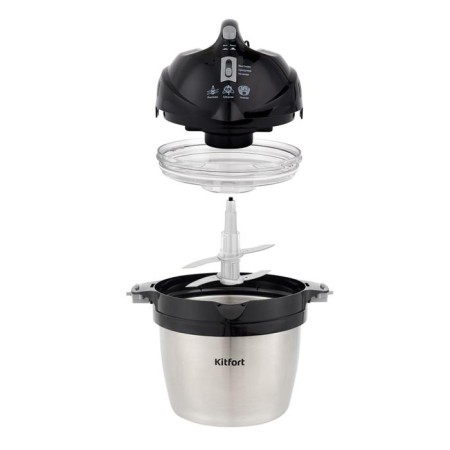 Grinder KitFort KT-1396, Metal, 350 W, 3.5 L, silver-2