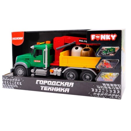 Friction Funky Toys Machine “City Technique. Kran-manipulator ", 37 cm-2