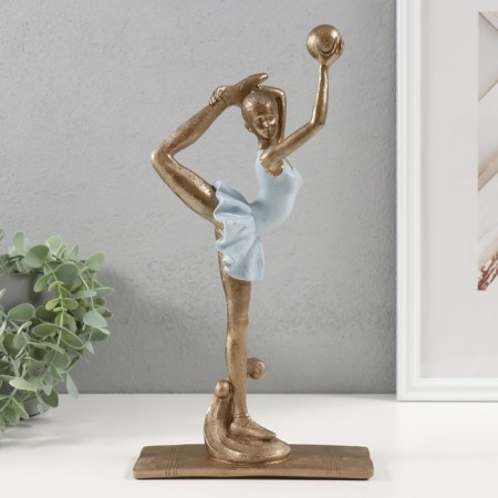 Polystone souvenir "Gymnast with the ball" 17x9x31 cm