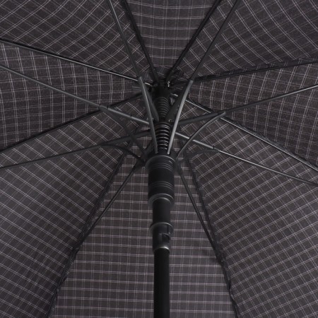Umbrella - a semiautomatic “cage” cane, 8 knitting needles, r = 59 cm, black color-5